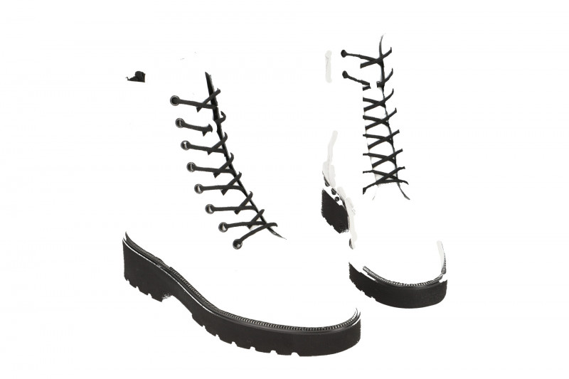 Paul Green Stiefel weiß Lack 9659