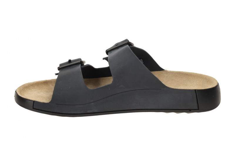 Ecco Cozmo Herren Pantolette dunkelblau ombre Schnalle 500984