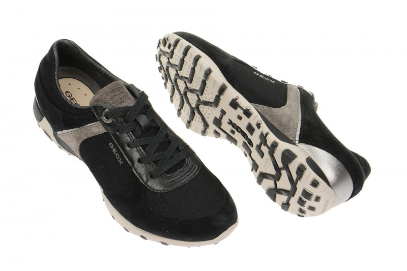 Geox Freccia Schuhe schwarz grau D42C0A