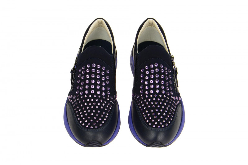 Geox Omaya Schuhe blau lila strass Gr 38