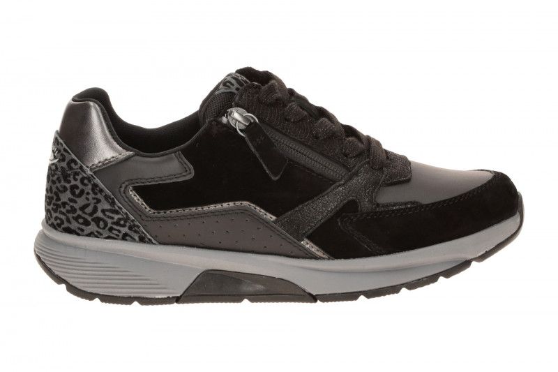 Gabor RollingSoft Schuhe schwarz anthrazit Leo 0106.01.001