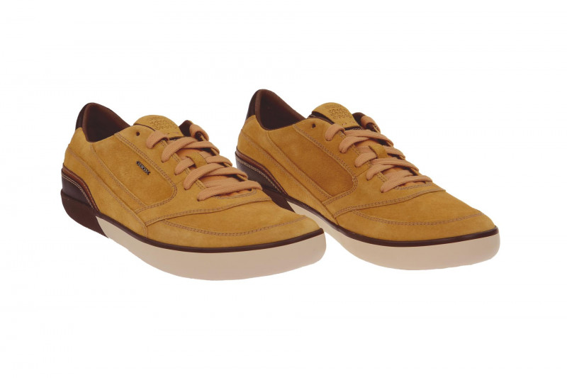 Geox Box Schuhe gelb Nubuck - U44R3A