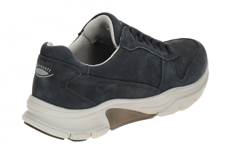 RollingSoft Schuhe Slipper blau grau Nubuck 8009.14.02