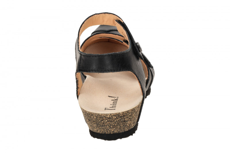 Think Kessy Sandale schwarz Nappa