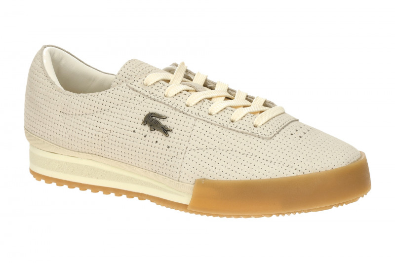 Lacoste Aura Sneakers Damen Schuhe beige Nubuck 0075