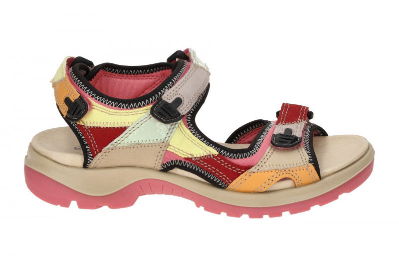 Ecco Offroad Sandale bunt pink Patchwork 822213
