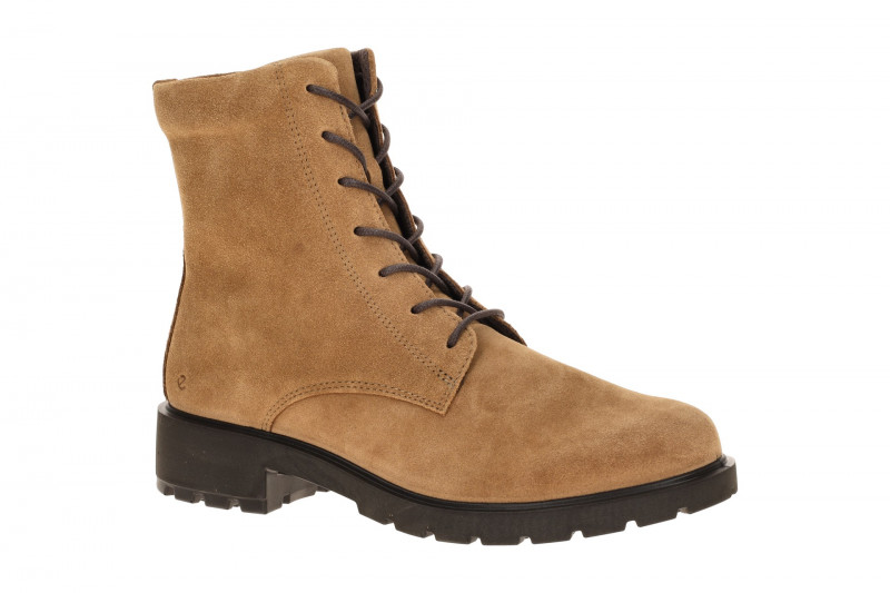 Ecco Metropole Vienna Stiefel Boots braun Velour 231303