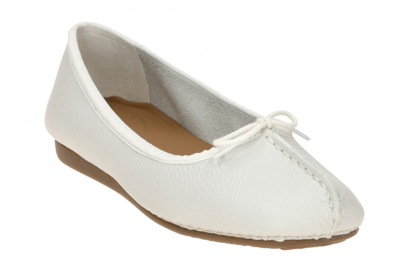 Clarks Freckle Ballerinas weiß