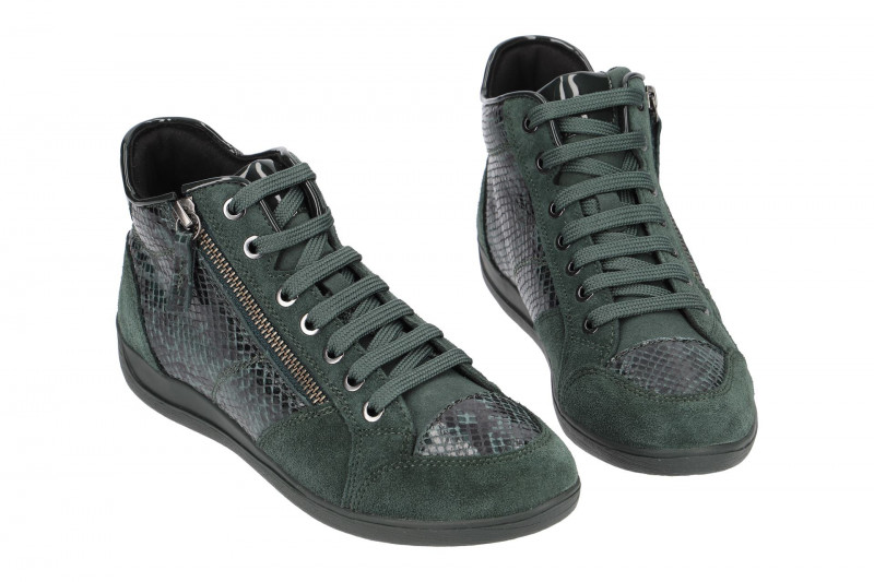 Geox Myria Schuhe grün Pyton-Print