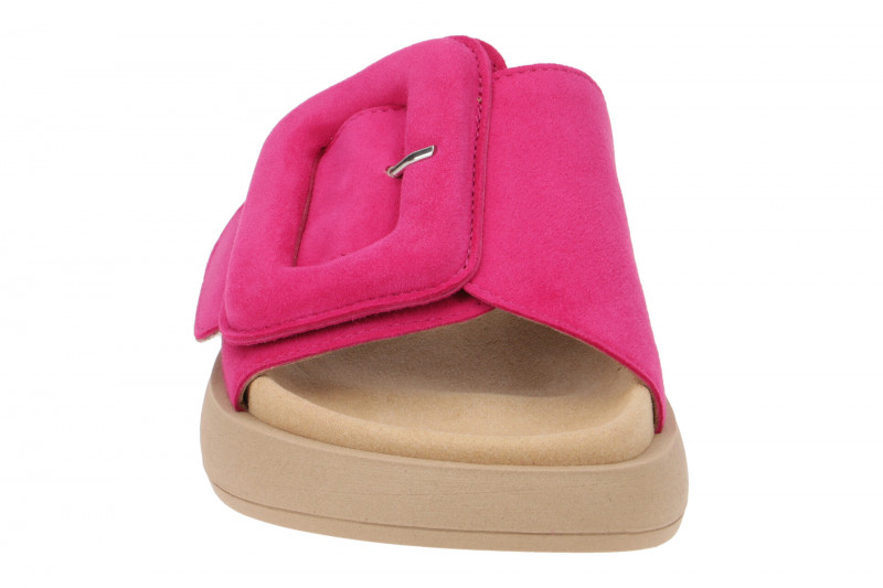 Gabor Plateau Pantolette pink Velour 63.751.10
