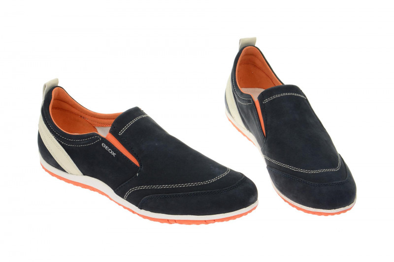 Geox Vega Slipper blau Nubuck - D5209B