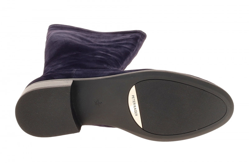 Peter Kaiser Schaft Stiefel blau Stretch Langschaft 75518