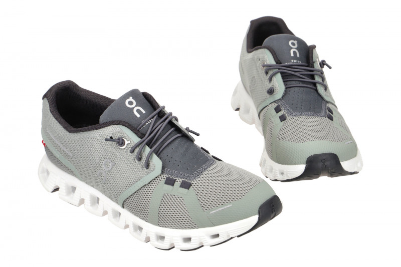 on Cloud 5 Schuhe grün grau Damen Sport 59.98557