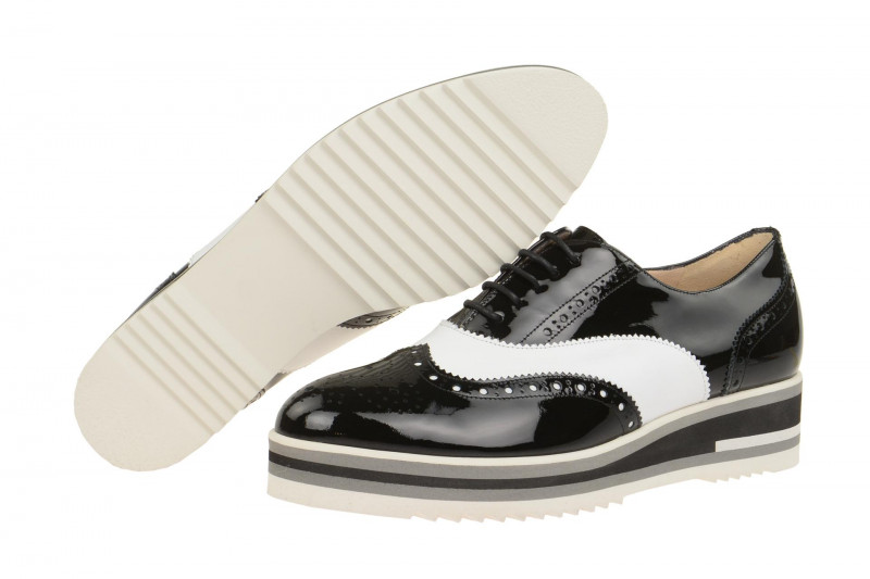 Peter Kaiser Elli Schuhe schwarz weiß 56741