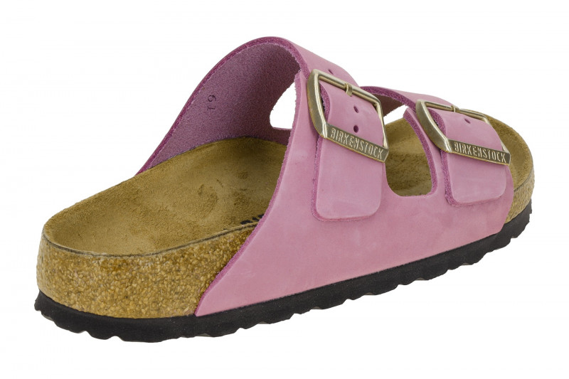 Birkenstock Arizona BS Pantolette lila crocus Nubuk SCHMAL 1028024