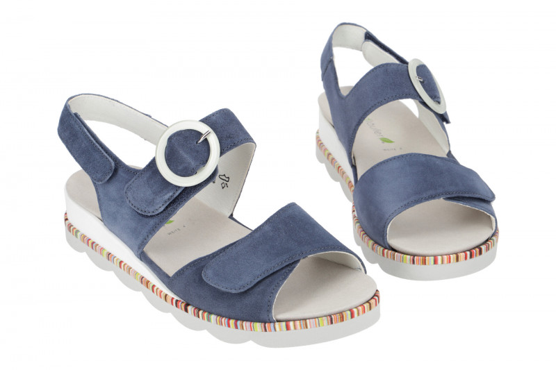 Waldläufer Nelly Sandale blau jeans 650002