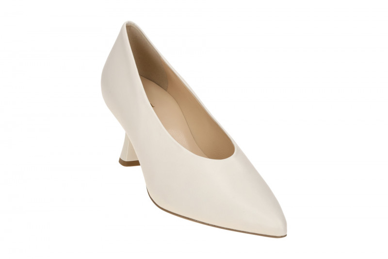 Högl 6000 Schuhe Pumps creme-weiß geschlossener Schnitt