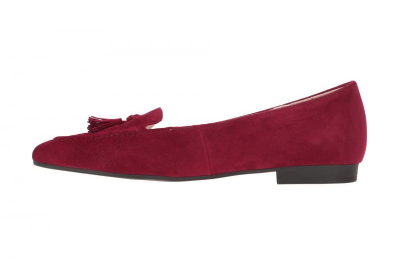 Gabor Slipper Ballerinas bordo rot Velour 31.303.15