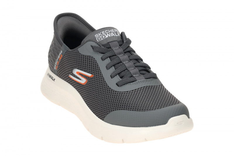 Skechers Go Walk Flex Schuhe grau SLIP-IN 216324