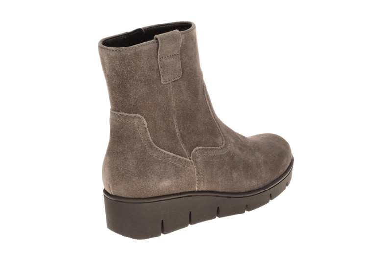 Gabor Keil Stiefel grau taupe Velour 8005.01.002