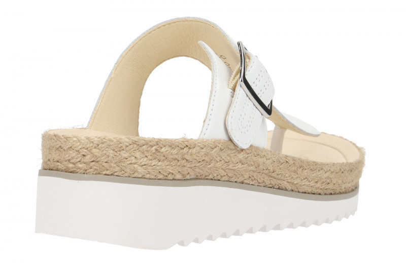 Gabor Pantolette weiß Glattleder 63.726.21