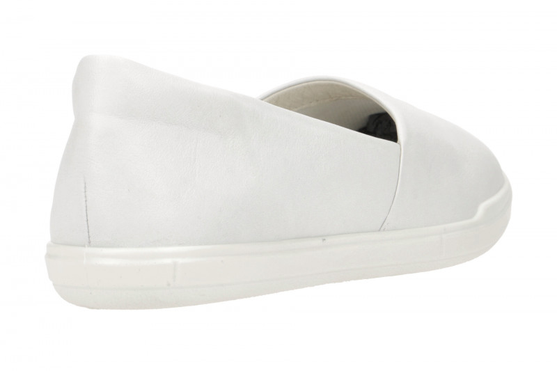 Ecco Simpil Schuhe weiß Damen Slipper