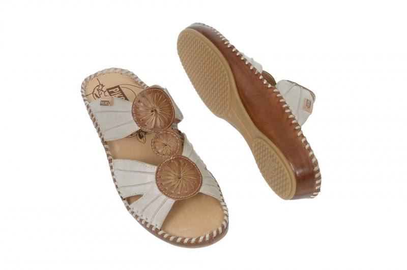 Pikolinos Vallerta Pantolette grau braun 655-9468