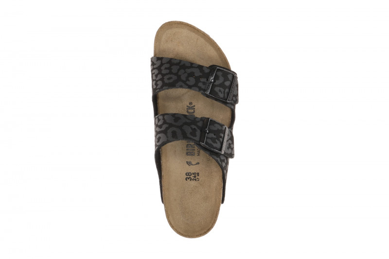 Birkenstock Arizona BS Pantolette schwarz LEO SCHMAL 1030563