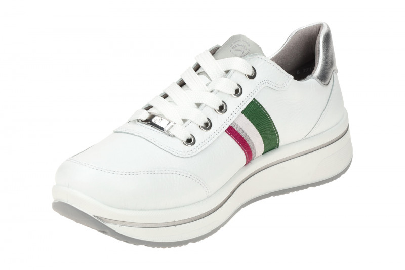 ARA Sapporo 3 Schuhe Sneaker weiß silber 12-27542