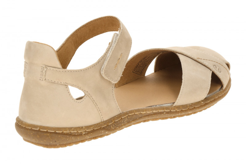 Josef Seibel Damen Sandale Caitlyn 05 beige creme Barfußschuhe