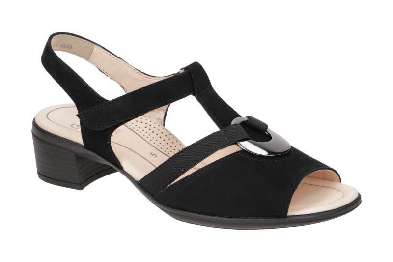 ara Lugano Sandalette schwarz Highsoft 12-35730