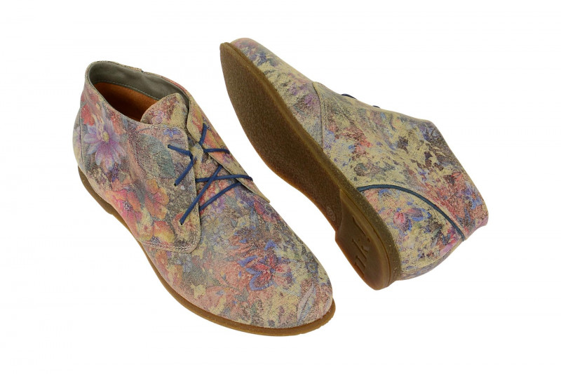 Think Shua Schuhe taupe effekt Blumen