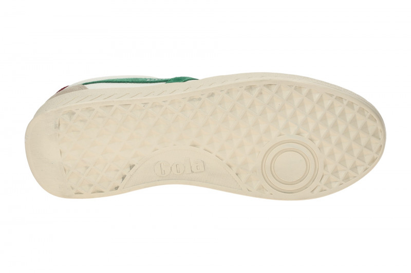 Gola Grandslam Trident Schuhe Sneakers weiß grün rot CLA415