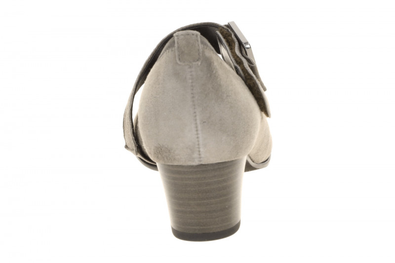 Gabor Comfort Spangen Pumps taupe grau H-Weite 3013