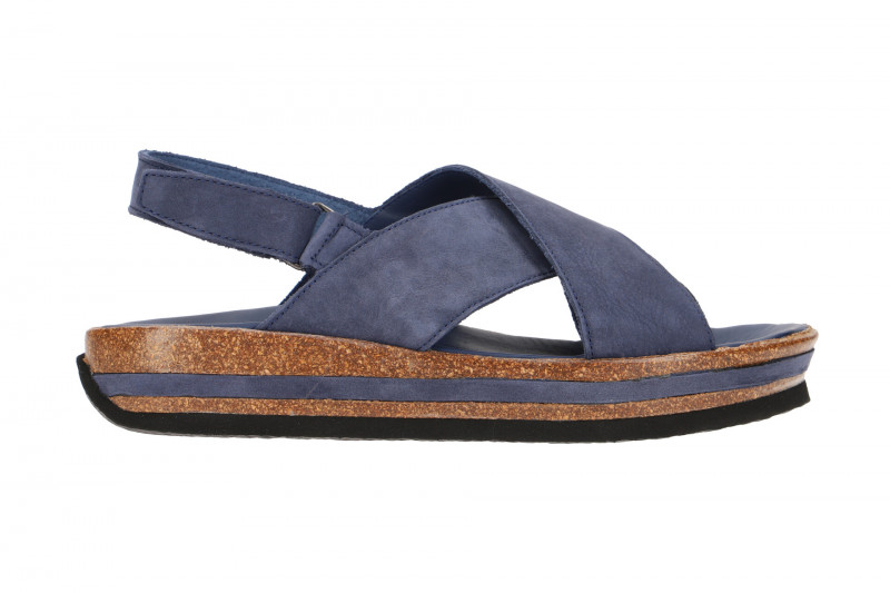 Think Zega Sandale blau Nubuck 388