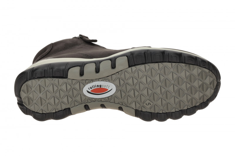 Gabor RollingSoft Schuhe Stiefel dunkelgrau Nubuck