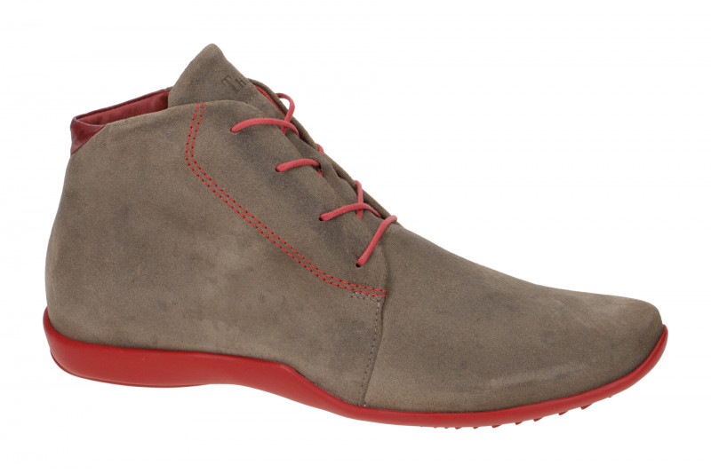 Think Stone Herren Stiefelette grau rot 502