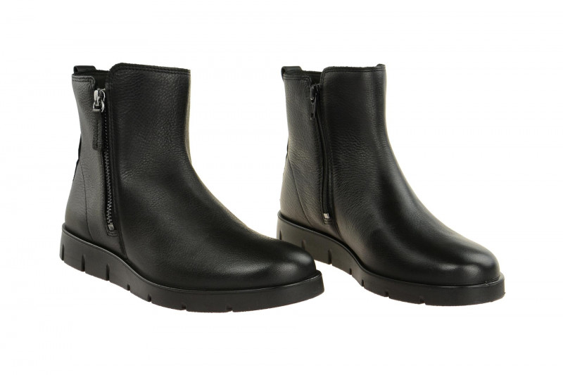 Ecco Bella Stiefelette schwarz Glattleder