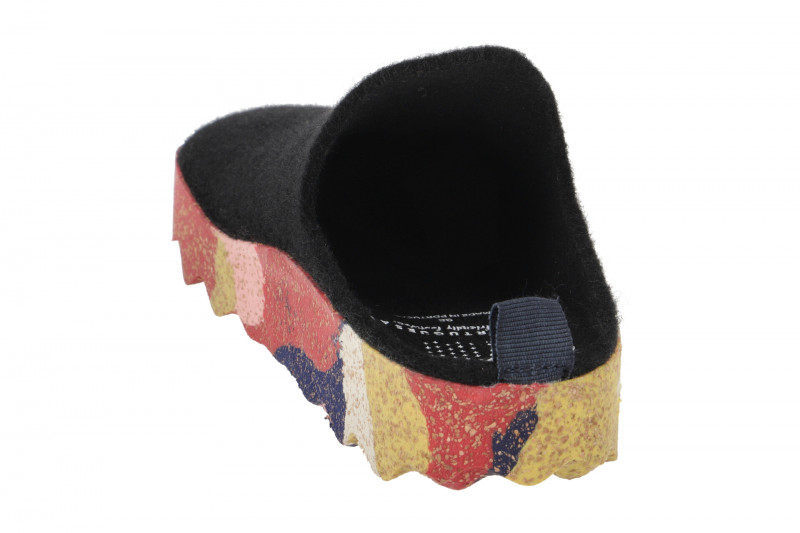 Asportuguesas Come Pantoletten Damen schwarz Mono Felt