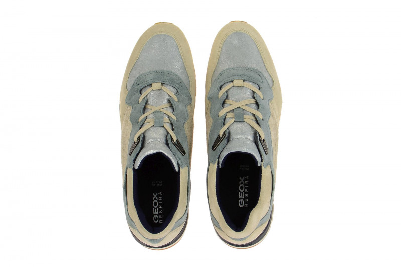Geox Sneaker Schuhe Shahira beige blau