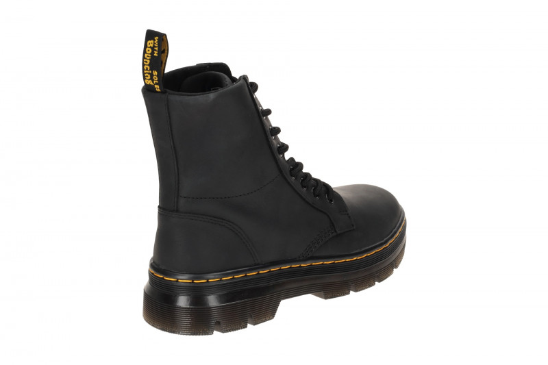 Dr. Martens Combs Leather Stiefel schwarz UNISEX 26007001