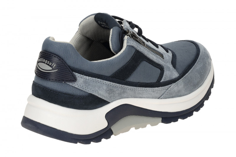 RollingSoft Schuhe blau nautic Rauleder 8000.25.02