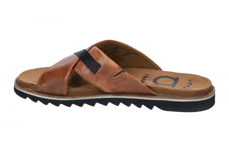 bugatti Limon Pantolette braun cognac 73988