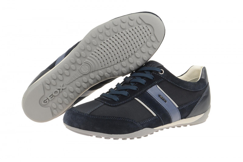 Geox Wells Schuhe blau weiß U52T5C