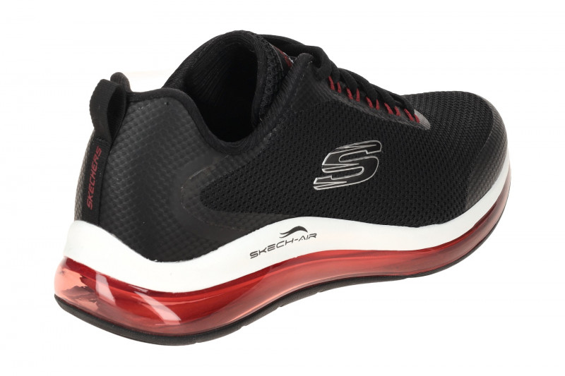 Skechers Skech Air Schuhe schwarz Herren Luftkissen 232036