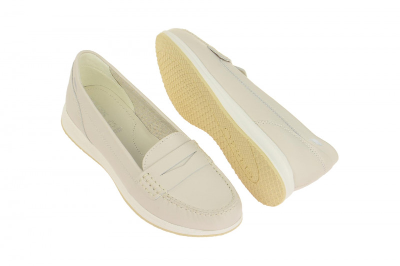 Geox Avery Mokassin Slipper weiß offwhite D62H5C