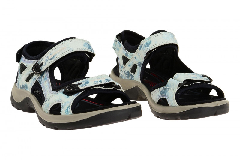 Ecco Offroad 06956301088 Sandale blau weiß