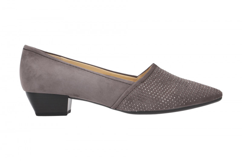 Gabor Pumps grau Samt 25.134.19