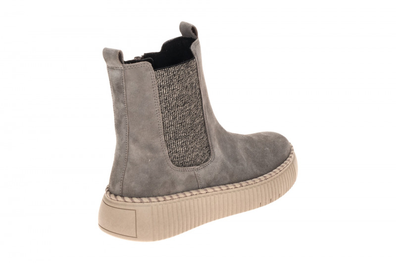 Gabor Stiefel grau taupe Velour Plateau Boots 8014.01.003
