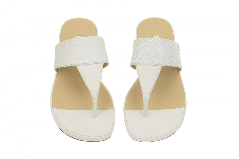 Ecco Tabora Pantolette weiß 33055350874